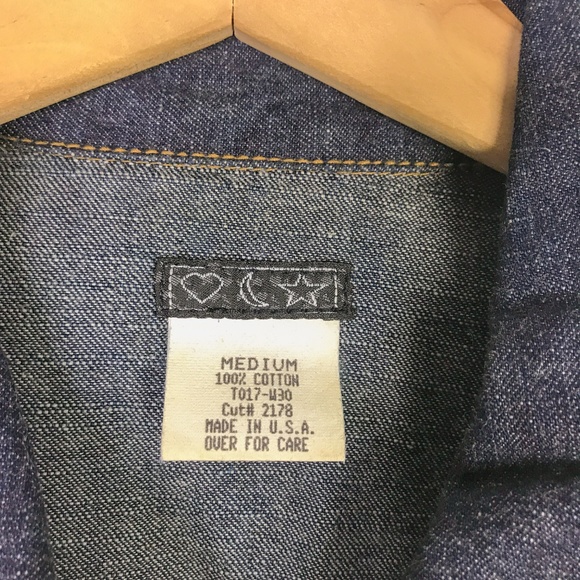 Vintage Denim Long Sleeve Dress - Picture 5 of 7